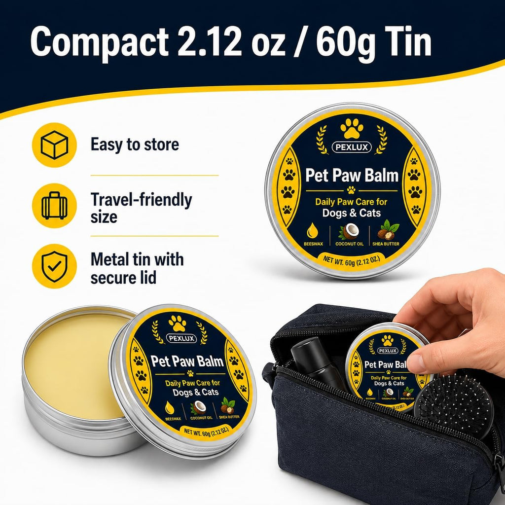 PEXLUX Pet Paw Balm - 2.12 oz